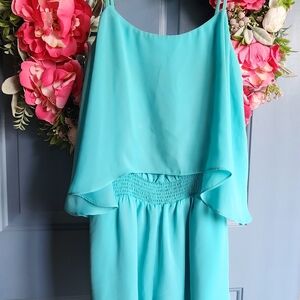 bebe Turquoise Jumpsuit